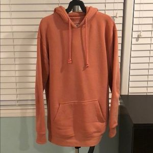 pull and bear orange hoodie